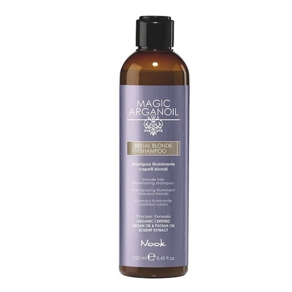 Шампунь для блондированных волос Сияющий блонд Nook Magic Arganoil Ritual Blond Hair Illuminating Shampoo 250мл