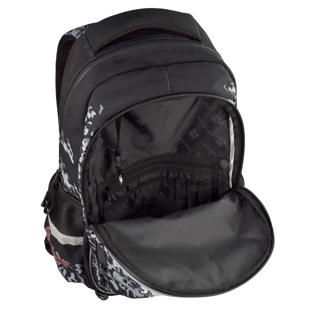 Рюкзак школьный, Феникс+, 31х44х16 см, полиэстер, сублимационная печать, 1 отделение (-я)