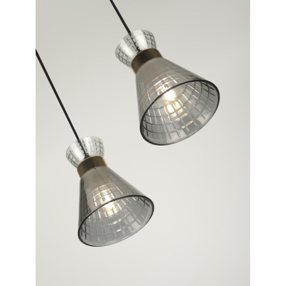 Светильник подвесной (подвес) Rivoli   9187-302 2хЕ27 60 Вт модерн