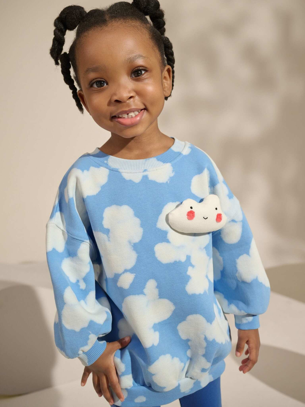 Толстовка и легинсы в комплекте для девочки Next E54-943, Голубой