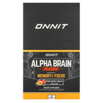 Onnit, Alpha BRAIN®, растворимый продукт, с персиком, 30 пакетиков, 3,6 г (0,13 унции) каждый