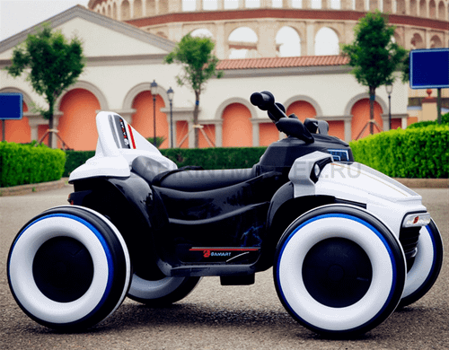 Детский электромобиль  "Rideable" белый