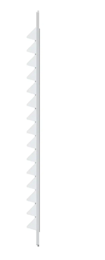 Решетка вентиляционая 200*200 с москитной сеткой пластик