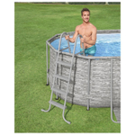 Лестница для бассейнов, высота 122 см, 58336 Bestway, без площадки