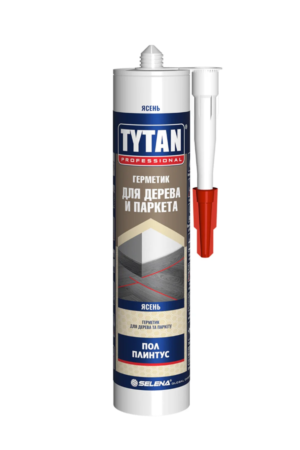 Герметик акриловый для дерева и паркета Tytan Professional, 280 мл, ясень