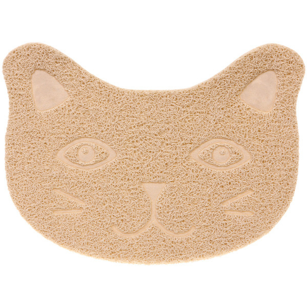 Коврик для животных «ДОНКОТТИКО», мордочка, цвет бежевый, 35*30см (лейбл)