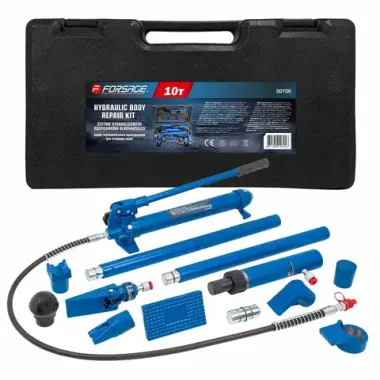 Набор гидравлического оборудования для кузовных работ, 10т Forsage F-0010K
