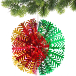 Украшение фольгированное «Снежный шар» d-30 см, Мультицвет