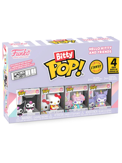 Фигурка Funko Bitty POP! Hello Kitty And Friends Kuromi+HK+My Melody+Сhase (1 of 4) 4PK 85715