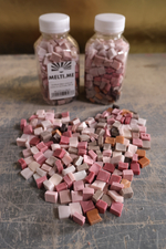 G4-Blush Микс колотой смальты 10х10 мм, 400 гр