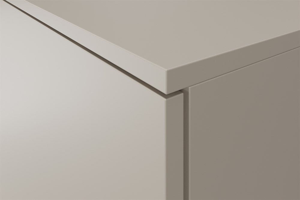 Тумба подвесная VELVEX Unit 50x40 выдв. ящик внутр. ящик шёлк шампань