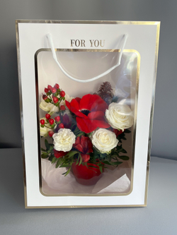 Композиция в керамическом кашпо