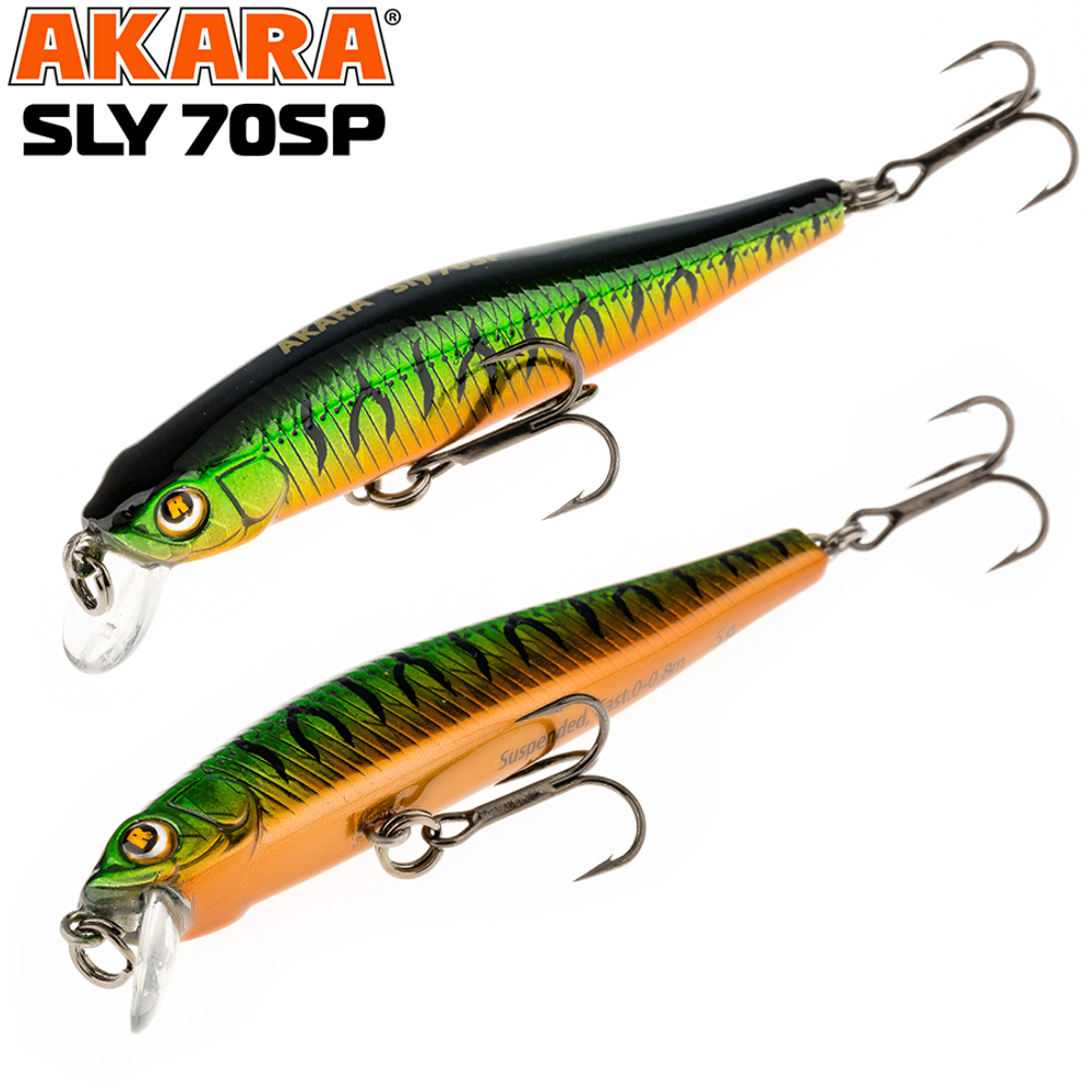 Воблер Akara Sly 70SP 5 гр. (3/17 oz 2,8 in) A73