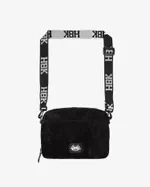 Сумка Hook Шолдербег Грандма Вельвет черная