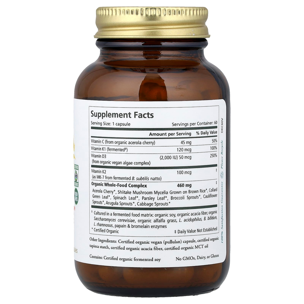 Pure Synergy, D3 + K2 Complex ™, 60 капсул