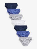 Трусы для мальчика Next 293-938, 7 шт., Серый, Синий, Белый