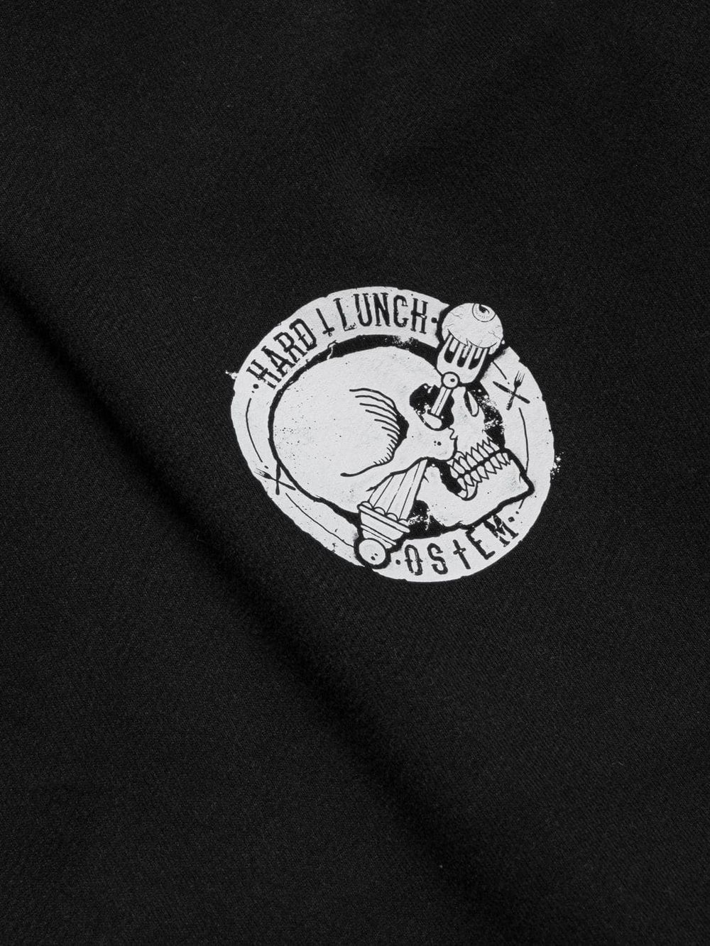 Толстовка Hardlunch x Ostem черная