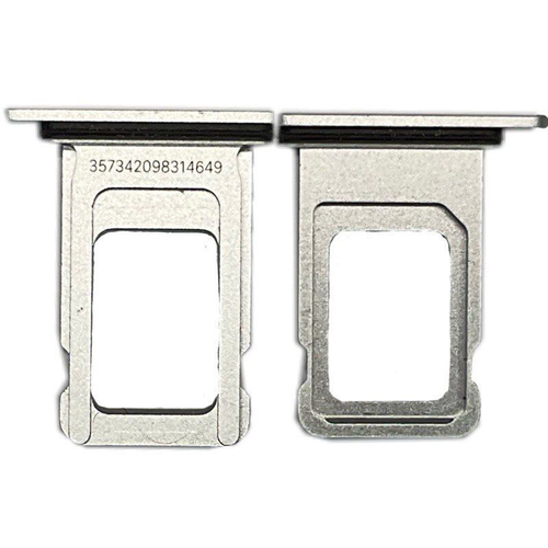 Контейнер SIM для iPhone Xr Серебро