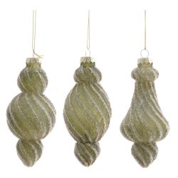 GAEM Украшение новогоднее "Фигурная сосулька", L6 W6 H14 см, 3в.