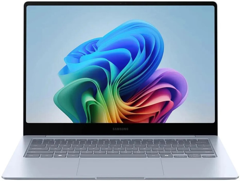 Ноутбук  Samsung Galaxy Book 4 Edge NP940 14 ", Snapdragon, 16 Гб RAM, 512 Гб SSD, Adreno, Голубой
