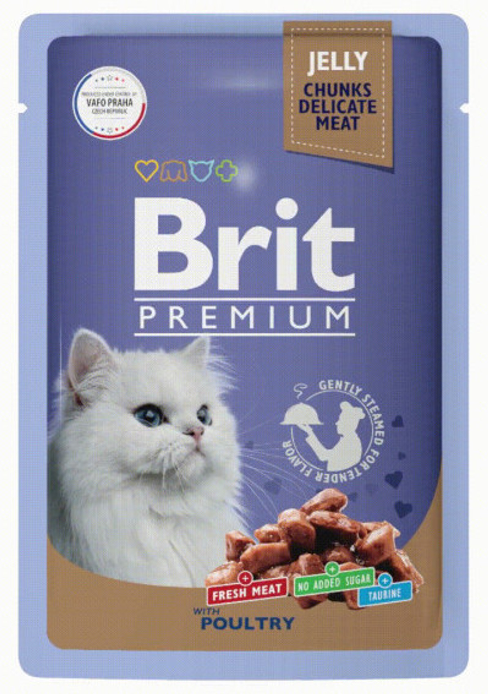 BRIT PREMIUM, Пауч Ассорти из птицы в желе, 85 гр.
