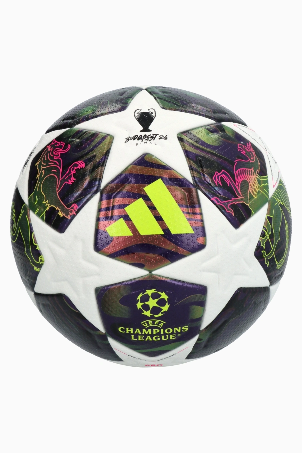 Футбольный мяч adidas UCL Pro 25/26 Final размер 5 - фиолетовый
