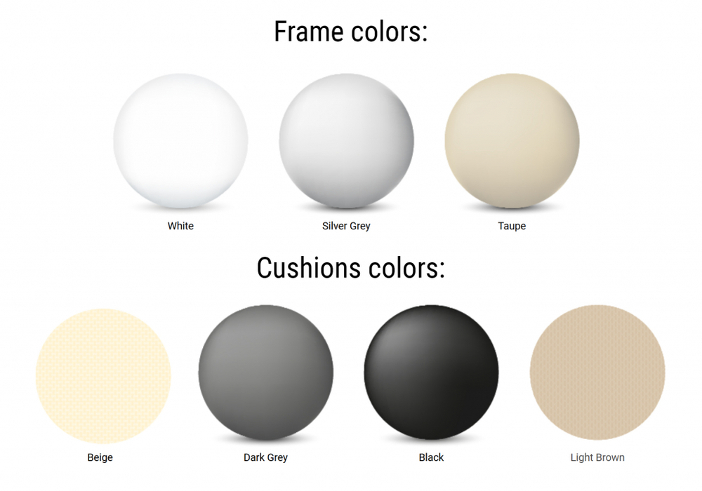 Кресло пластиковое Siesta Contract Mykonos, белый, бежевый