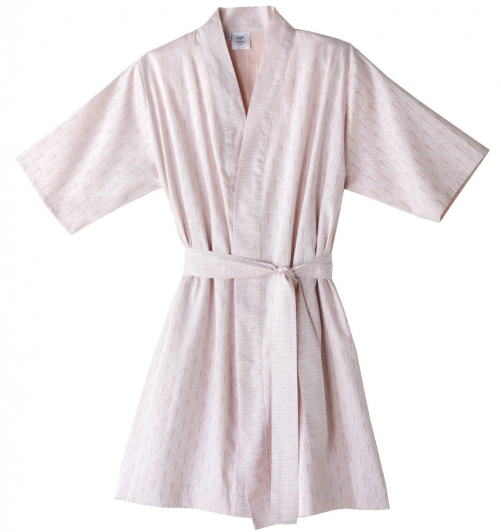 Халат сатиновый Blanc des Vosges Mythique Petale