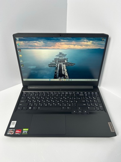 Ноутбук Lenovo IdeaPad Gaming 3 15ACH6 (82K201D1RK) 15.6"/AMD Ryzen 5 5600H/RAM 8GB/SSD 256GB/Nvidia RTX3050 4GB/1920*1080/IPS/DOS/Подсветка кл-ры: LED/Черный. Состояние: Уценка/прокручен топкейс