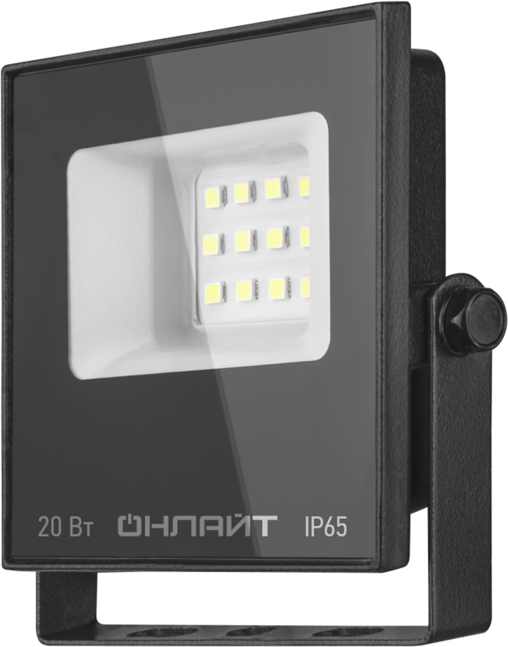 Прожектор светодиодный 90 844 OFL-03-20-6.5K-BL-IP65-LED 20Вт 6500К IP65 1600лм черн. ОНЛАЙТ 90844