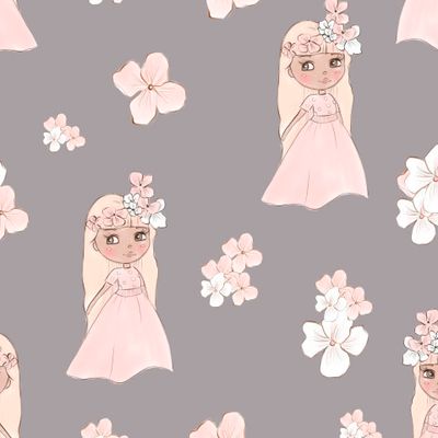 Девочки на сером