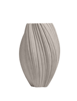 Кашпо-ваза TREEZ Effectory Dune Высокая дизайн-ваза Белый песок д-30 см, в-52 см 1/1