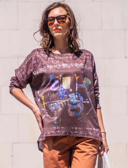 Туника по мотивам живописи Василия Кандинского