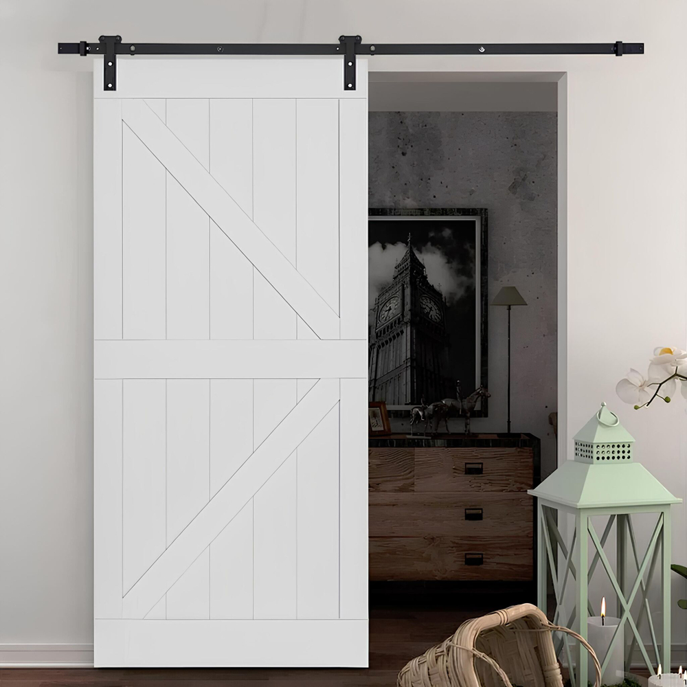 Дверь межкомнатная раздвижная 80x210 Дези, белая