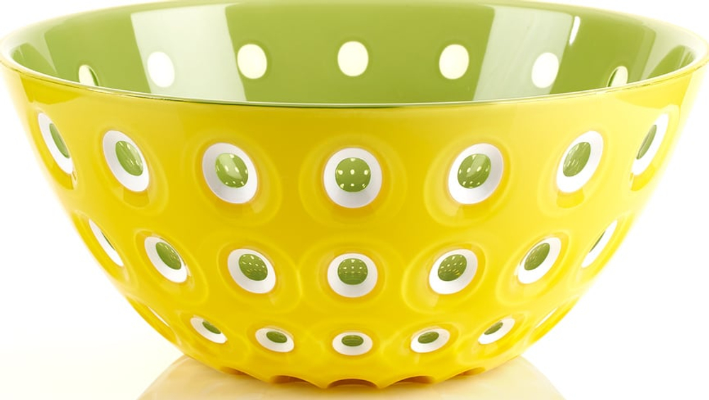 Салатник Guzzini Le Murrine, акрил, 20 см, зелёный