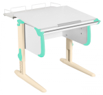 Растущая парта Дэми СУТ 24 с задней полкой СУТ.14.210 (750×880 мм)