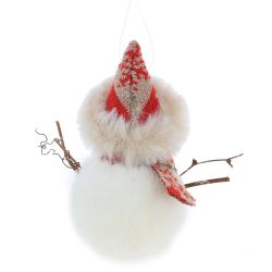 GAEM Изделие декоративное подвесное "Снеговик", L11,5 W6 H13 см, 2в.