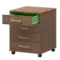 Тумба подкатная АТЛ-04 Орех гварнери 440x450x600 Арго
