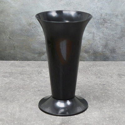 Ваза для цветов под срезку 21,7см (черный)