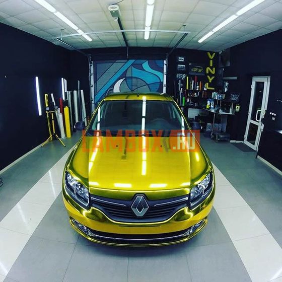 Пленка для авто «Хром — Золото» (Carbins)