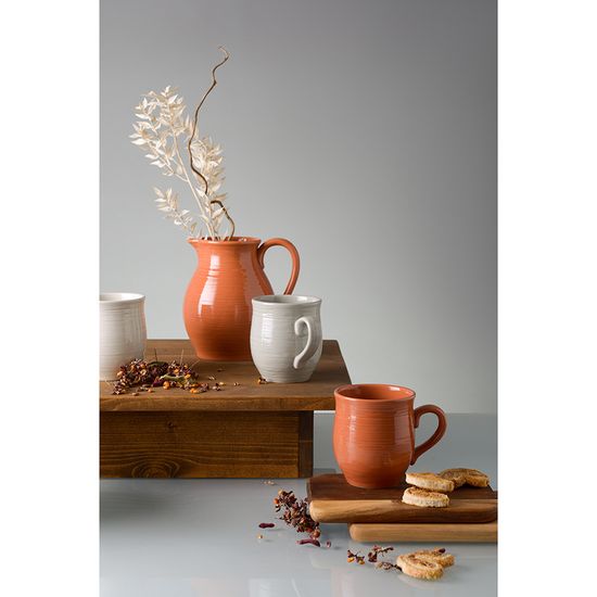 Кружка in the village, 490 мл, светло-бежевая