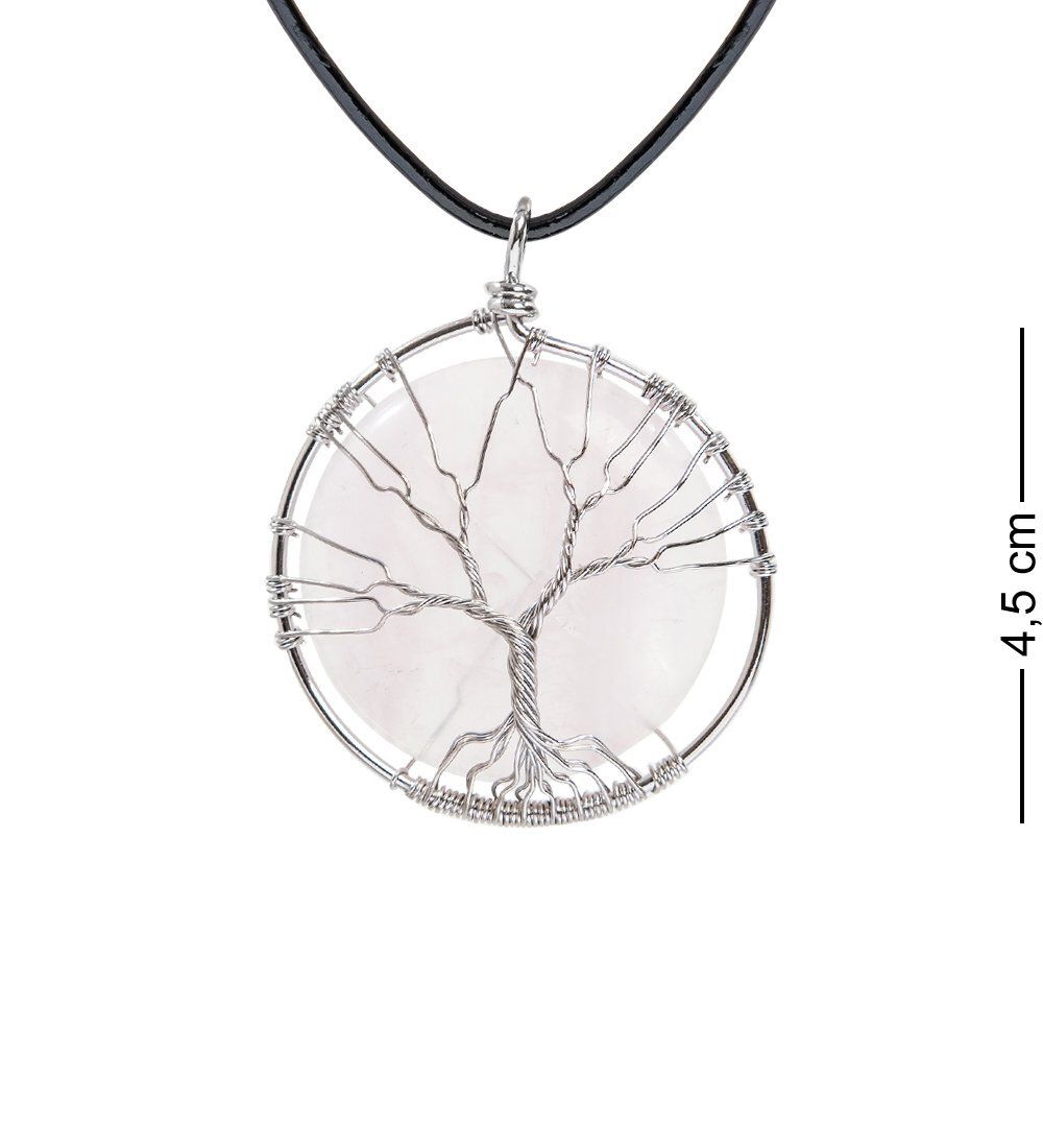 NP-01/4 Кулон с камнем «Розовый кварц»