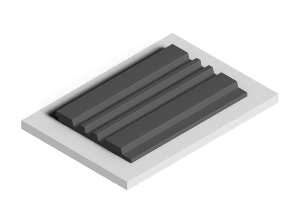 Стеновая панель HiWood декорированная, 270x12 см