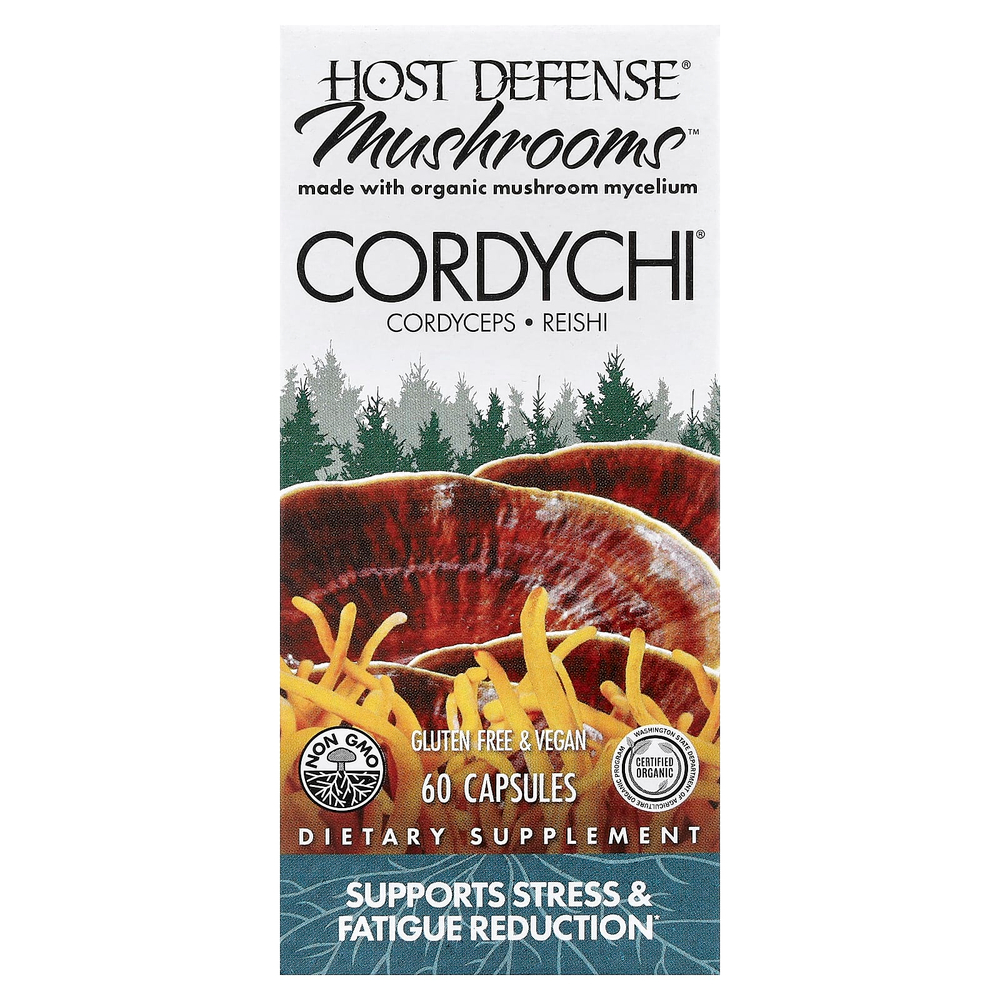 Host Defense, Mushrooms™, Cordychi®, 60 капсул