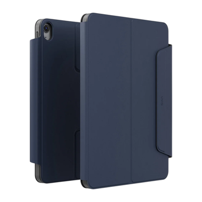 Магнитный чехол-накладка и обложка-подставка Uniq Rovus SnapMount для iPad (A16 | 2025) и 10-го поколения (2022) Гибридный полиуретановый чехол со съёмной обложкой. Есть держатель для Apple Pencil или аналогичного стилуса