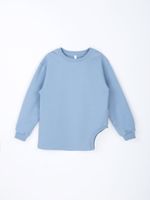 Свитшот облегченный "Дымка" с фигурным вырезом 7+