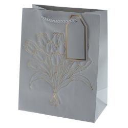 GAEM Пакет подарочный S (бумага 210г/м2, блок 12шт), L18 W10 H23 см, 4в.