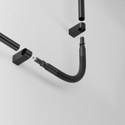 Соединитель угловой L-образный для модульных светильников Maytoni Accessories for system Axity CA005FC-B