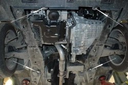 Защита картера и КПП Sheriff для Jaguar X-Type I (X400) Рестайлинг 2007-2011 арт.28.1450