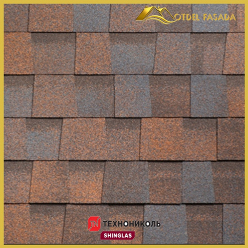Гибкая черепица ТехноНиколь SHINGLAS Джаз Севилья 2м2 (Двухслойная)